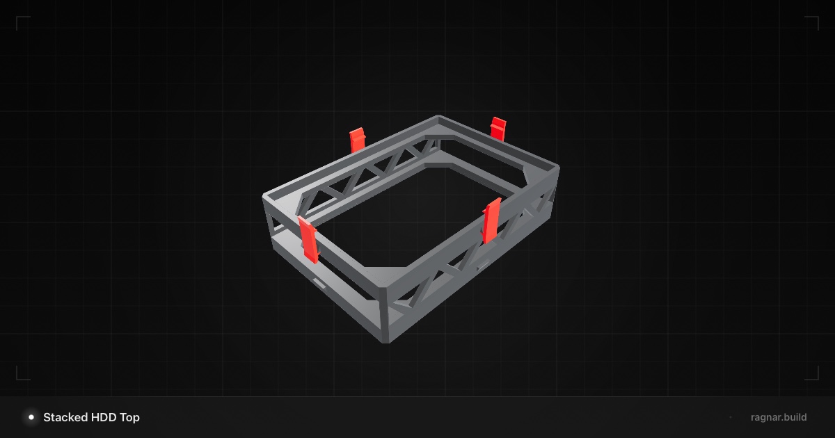 Stacked HDD Top