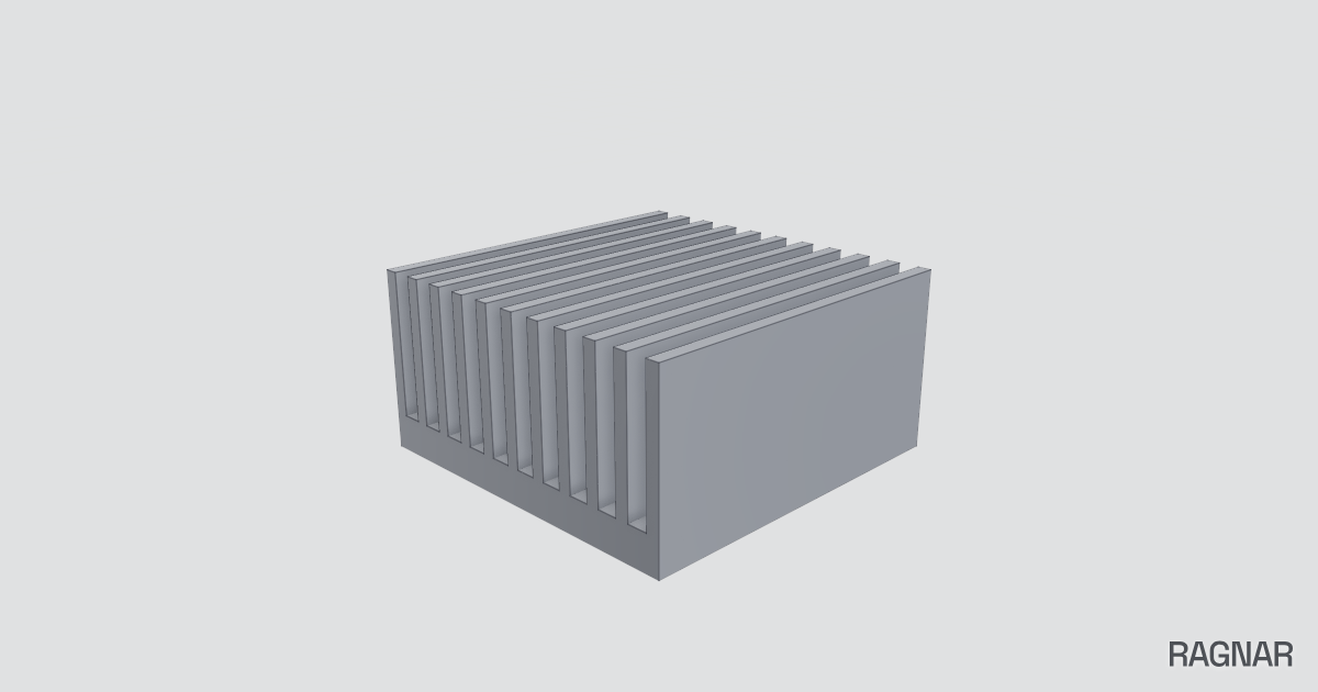 Heatsink 40x40x20mm