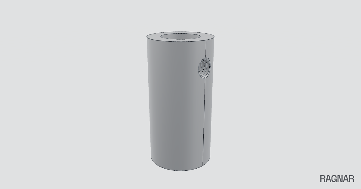 Threaded metal pipe