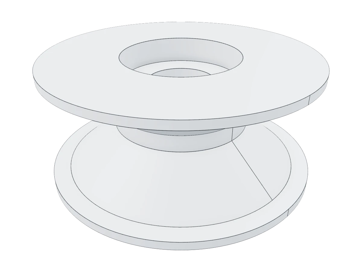 Tapered Grooved Spool
