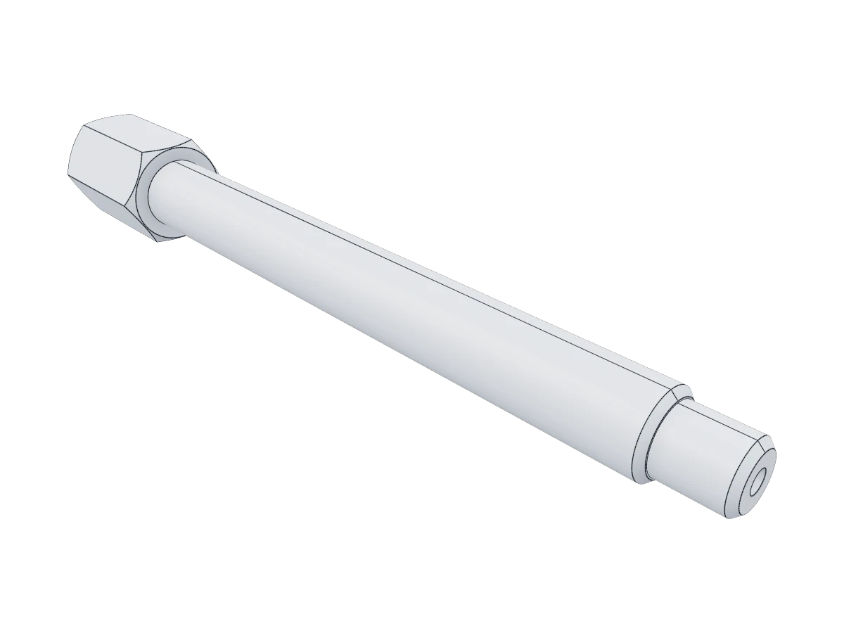 Hex-Head Threaded Pin