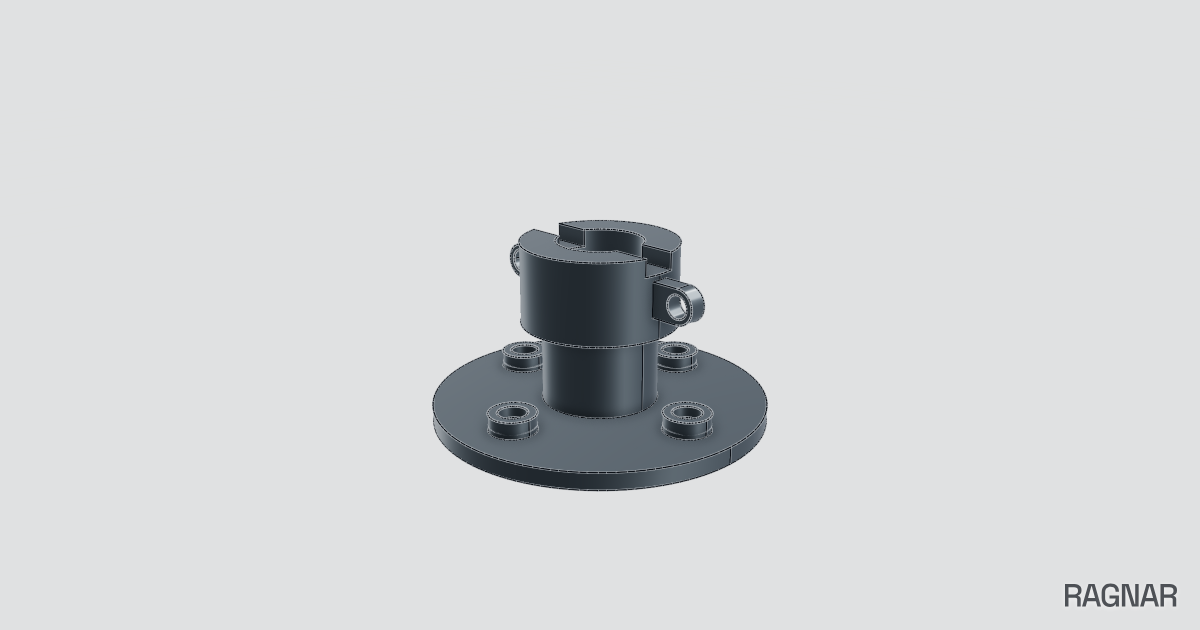 Flanged Slotted Bushing