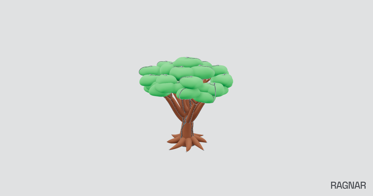 Neon Anime Tree