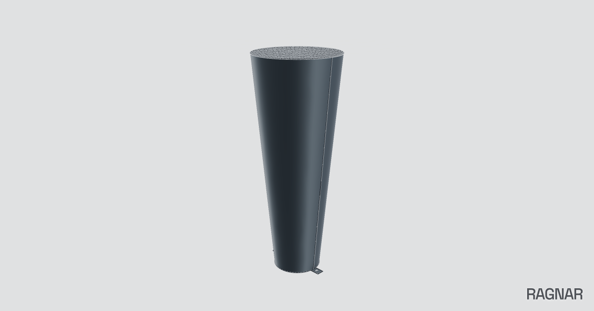 Stainless steel funnel