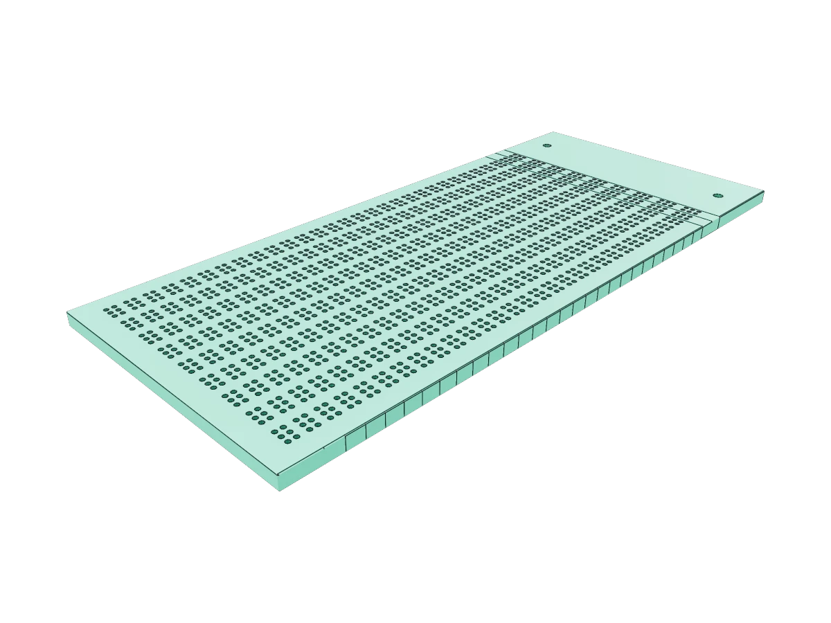 Rectangular Perforated Board
