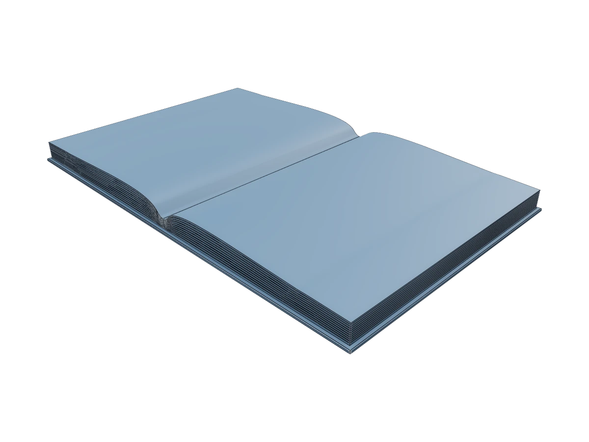 Closed Rectangular Book