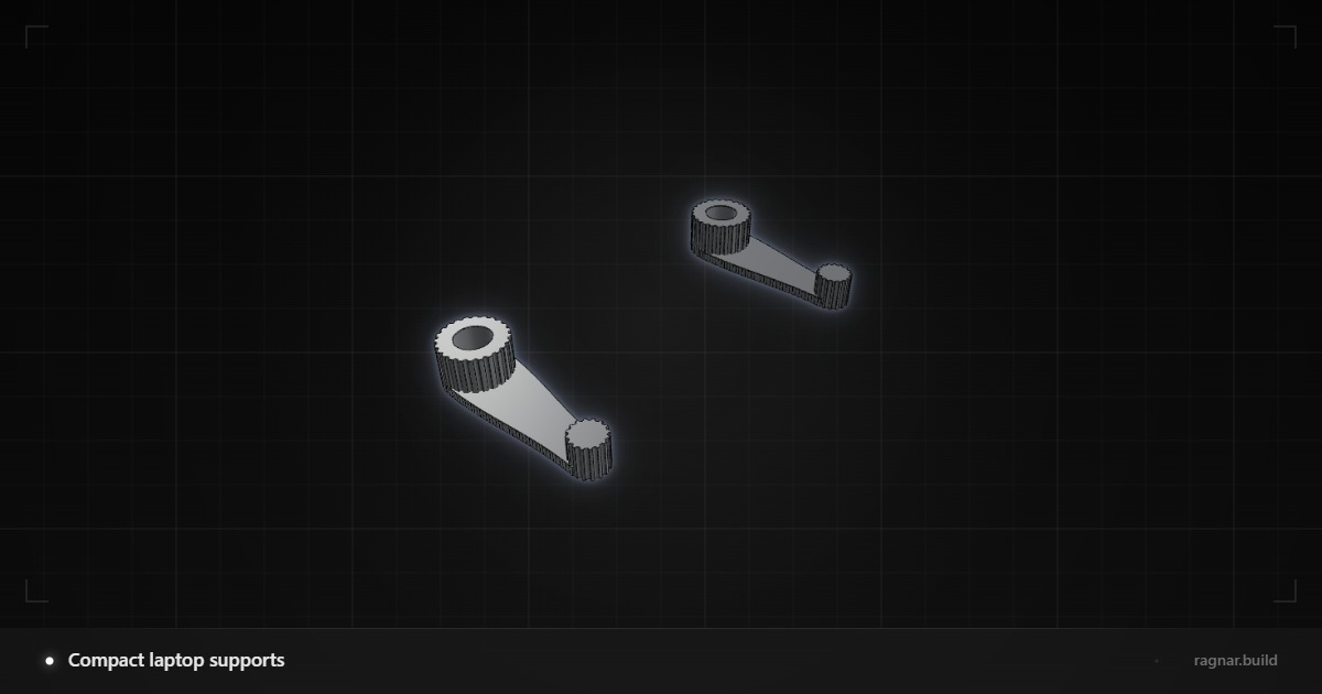 Laptop stand support