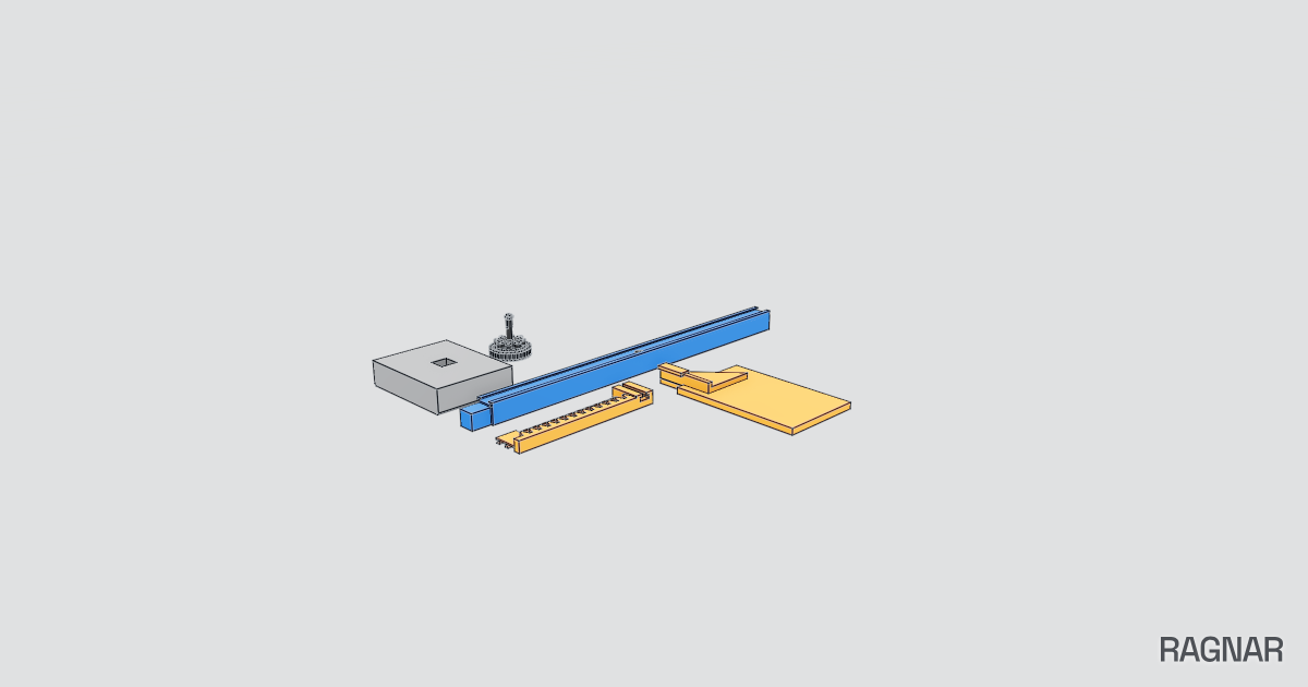Mechanical Desk Flag