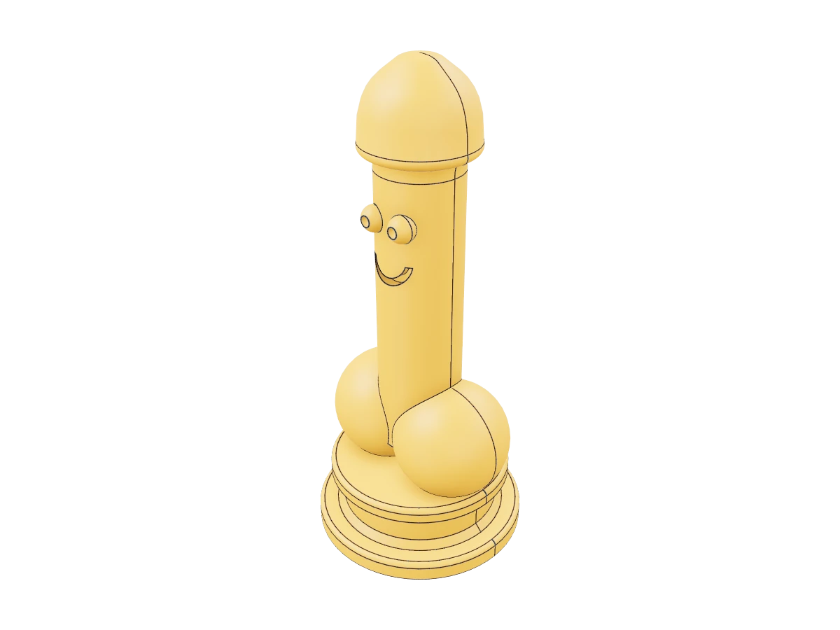 Funny Penis Trophy