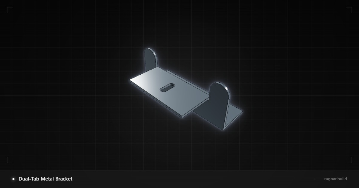 Dual-Tab Metal Bracket