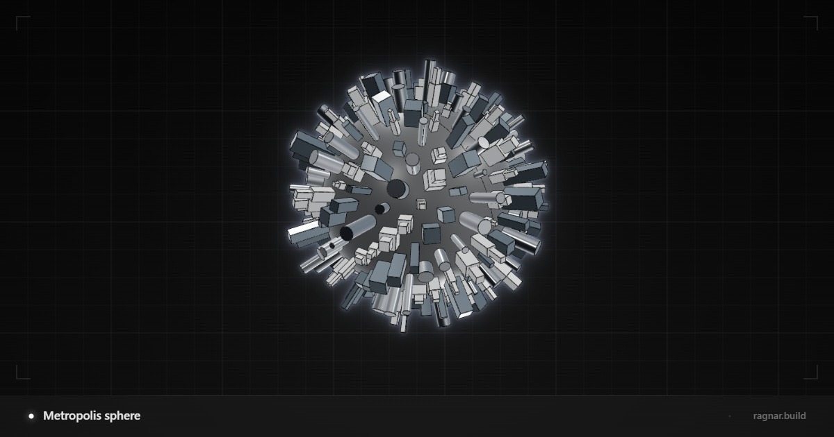 Spherical Miniature City