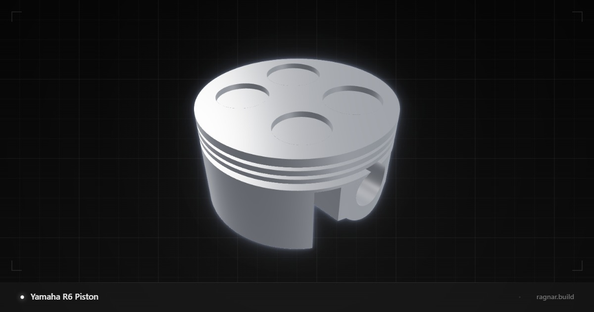 Yamaha R6 Piston