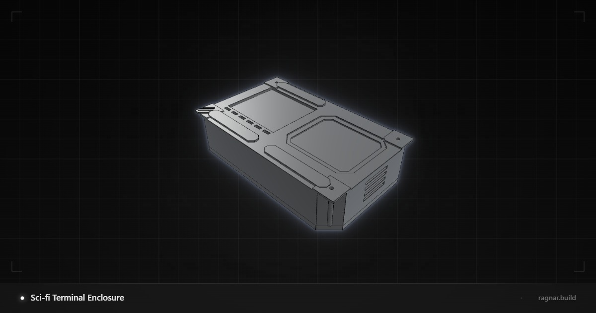 Sci-fi Terminal Enclosure
