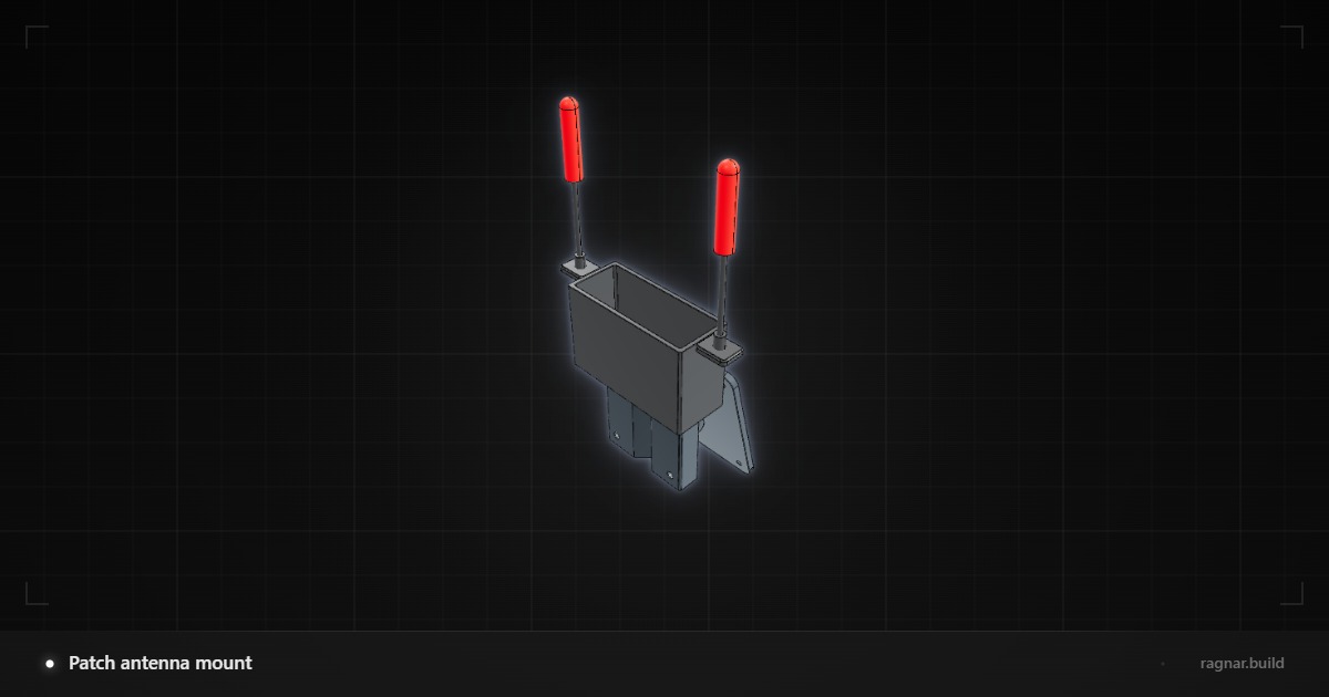 Patch antenna mount