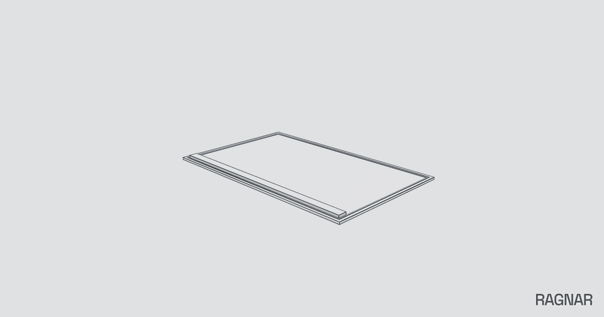 Custom sized frame