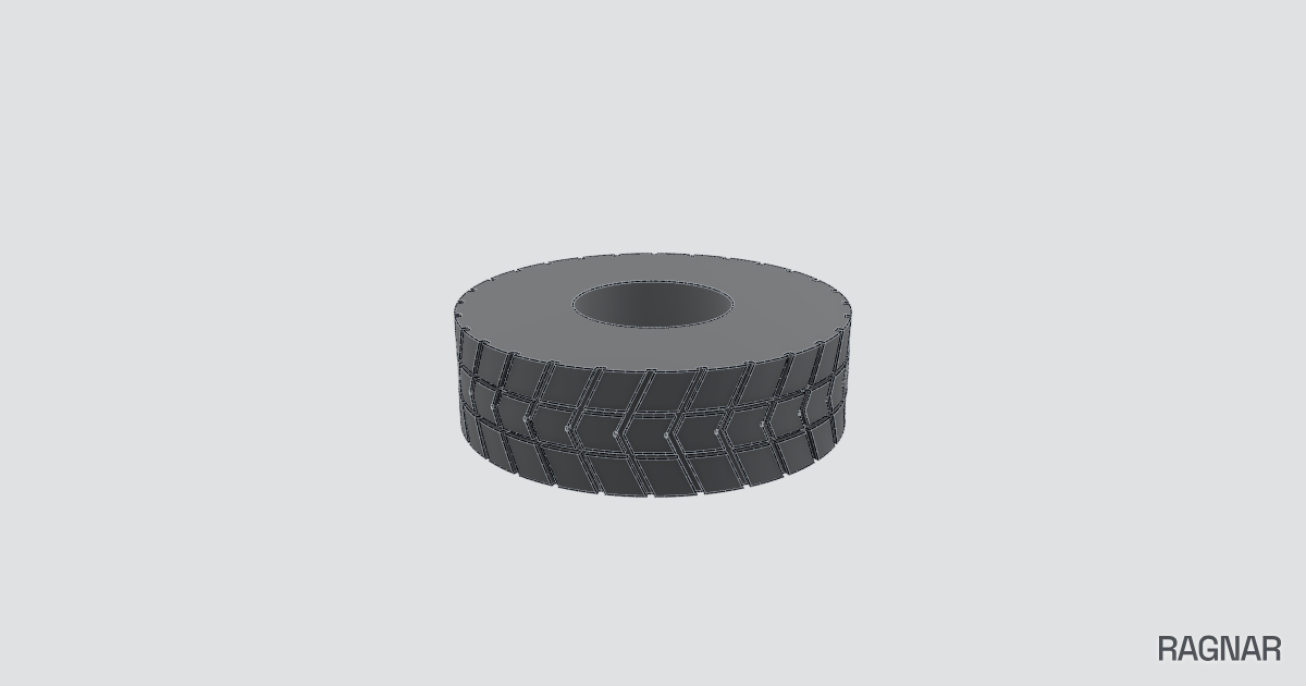 Detailed Car Tire