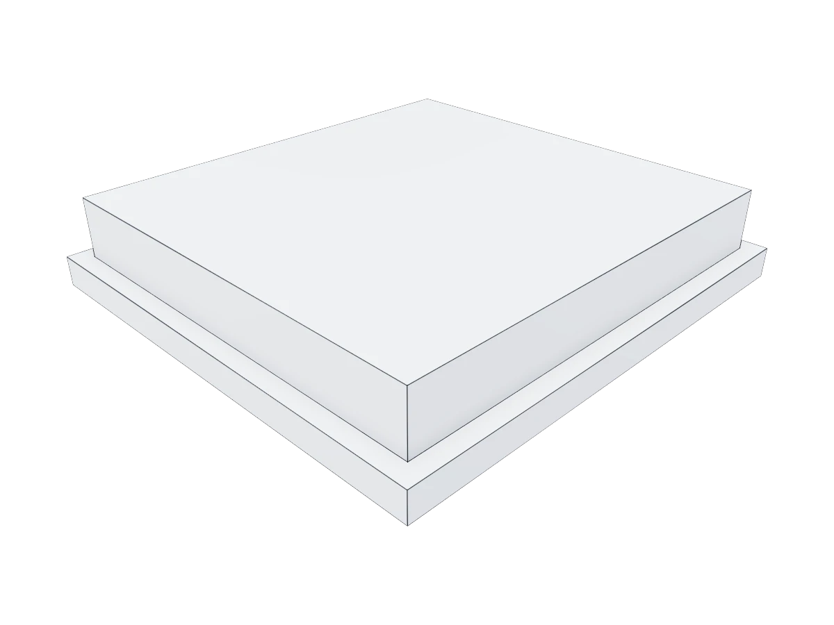 Stacked Rectangular Base