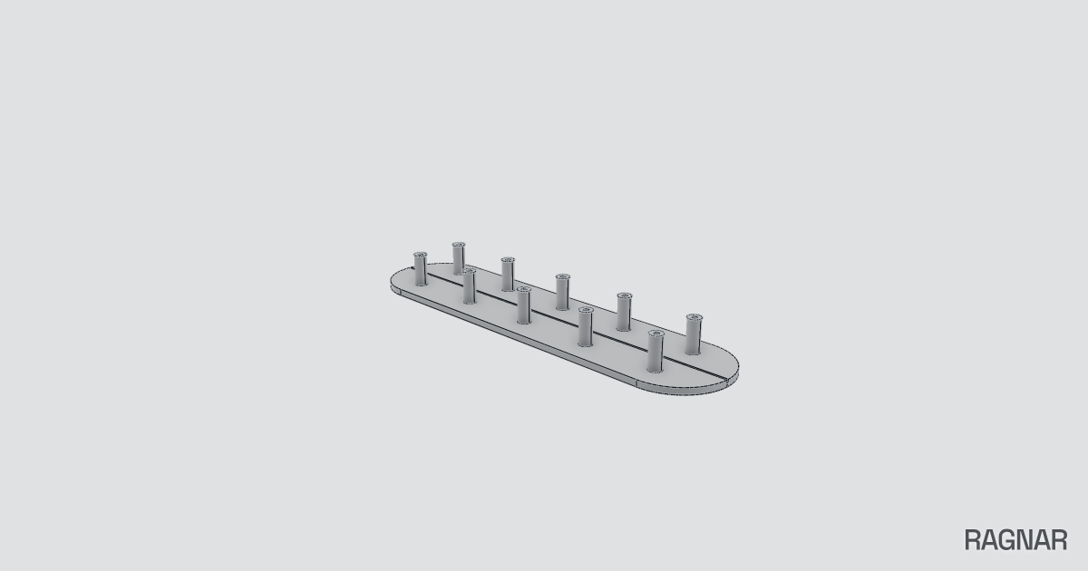 Ten Pillar Plate