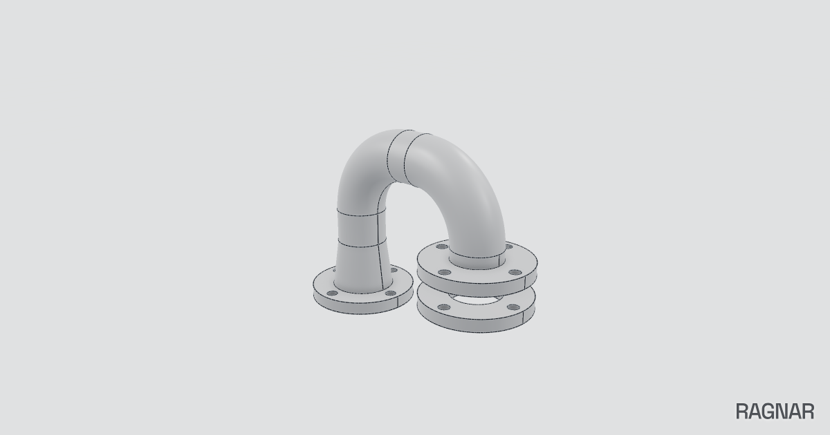 Gooseneck vent pipe