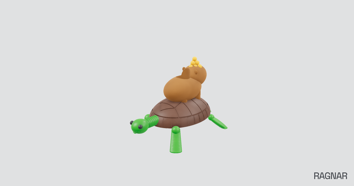 Colored turtle model