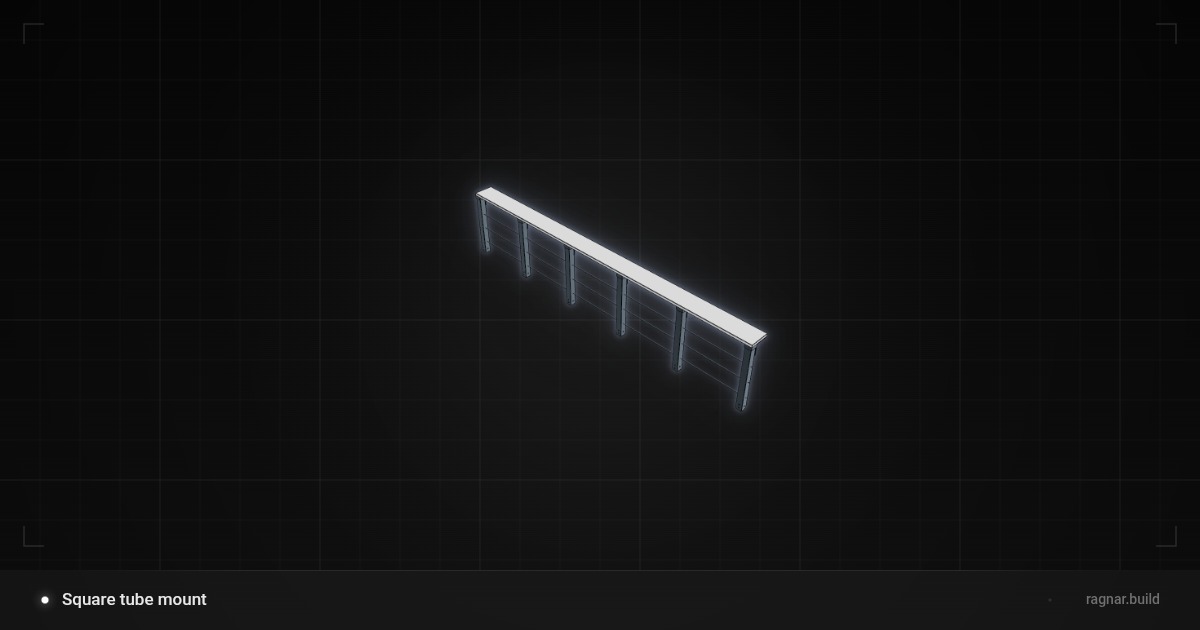 Square tube mount