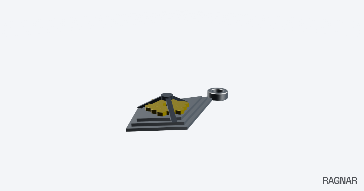 Space telescope keychain