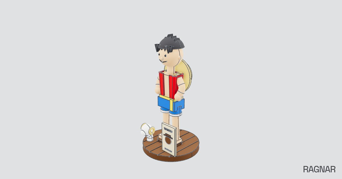 Luffy CAD Model