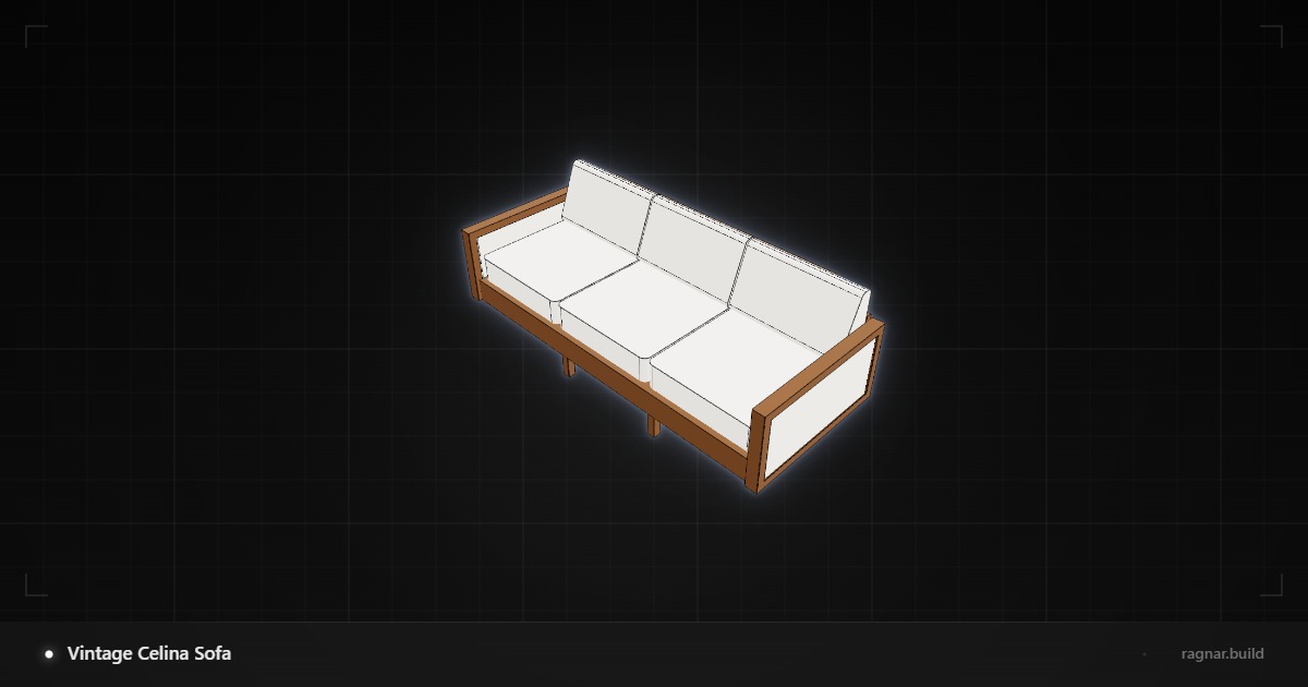 Modern Three-Seater Sofa