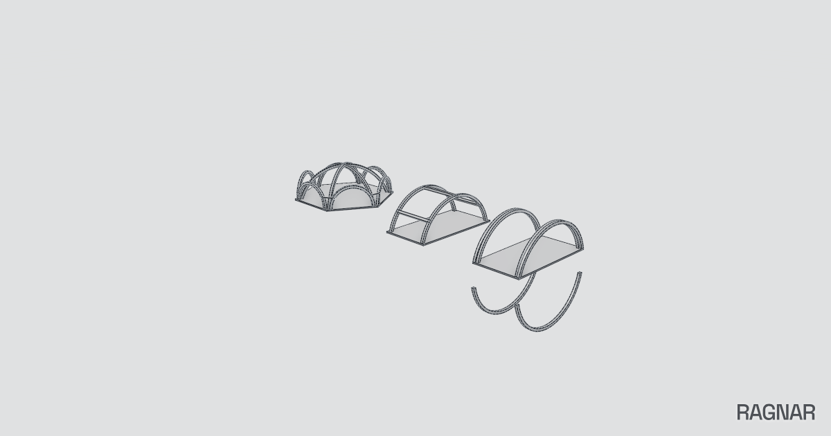 Model with extra arches