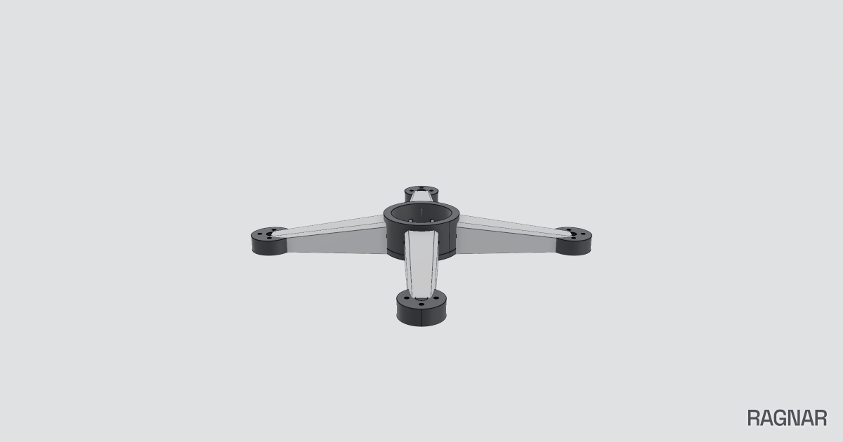 Drone frame hub