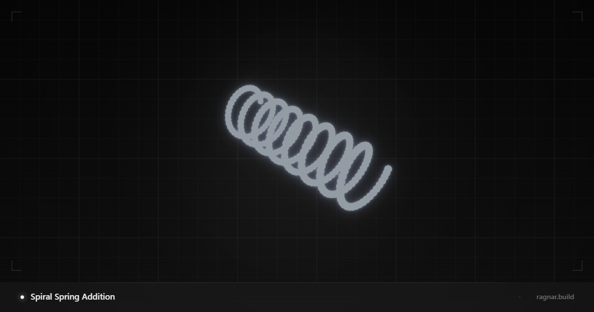 Spiral Spring Addition