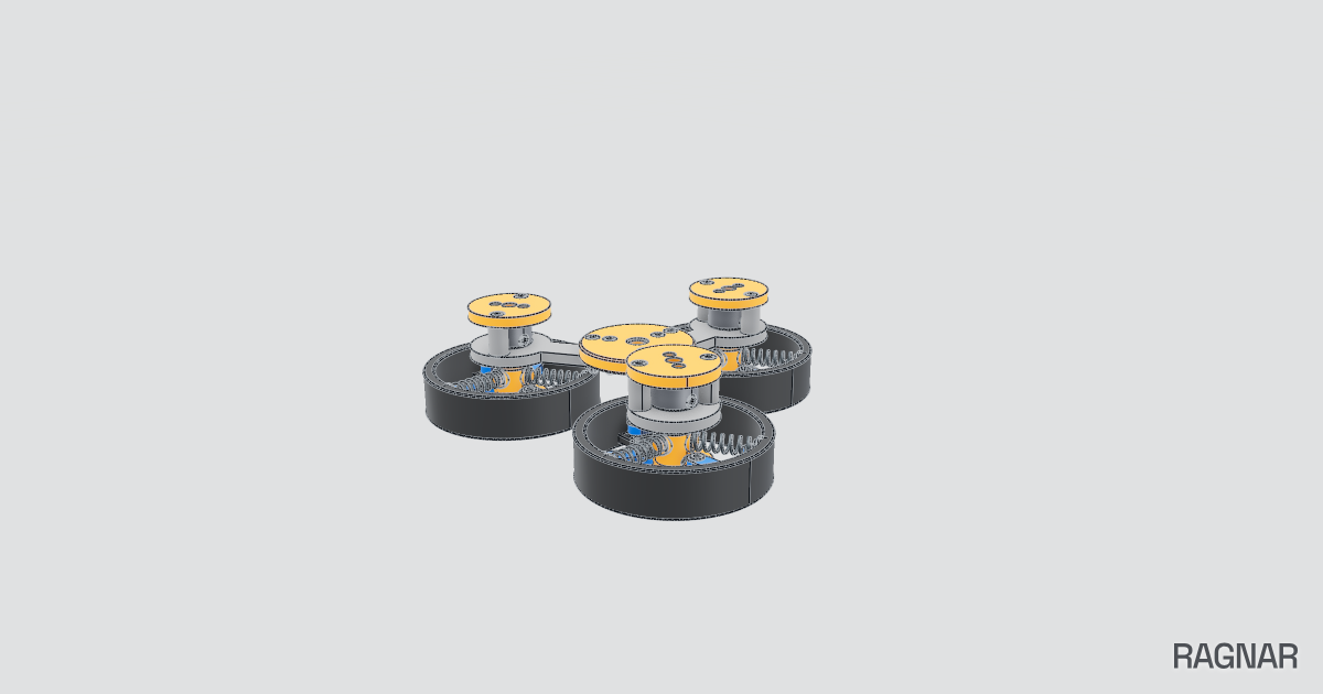 Tri-star climbing wheels
