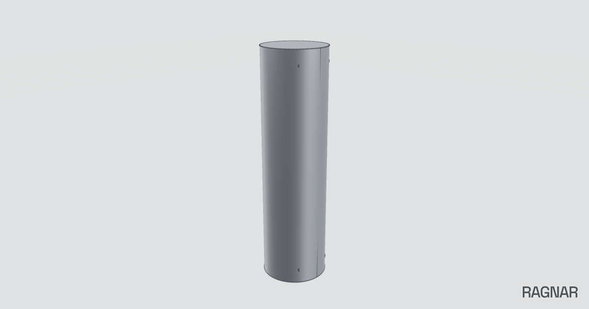 Serpentine Channel Cylinder