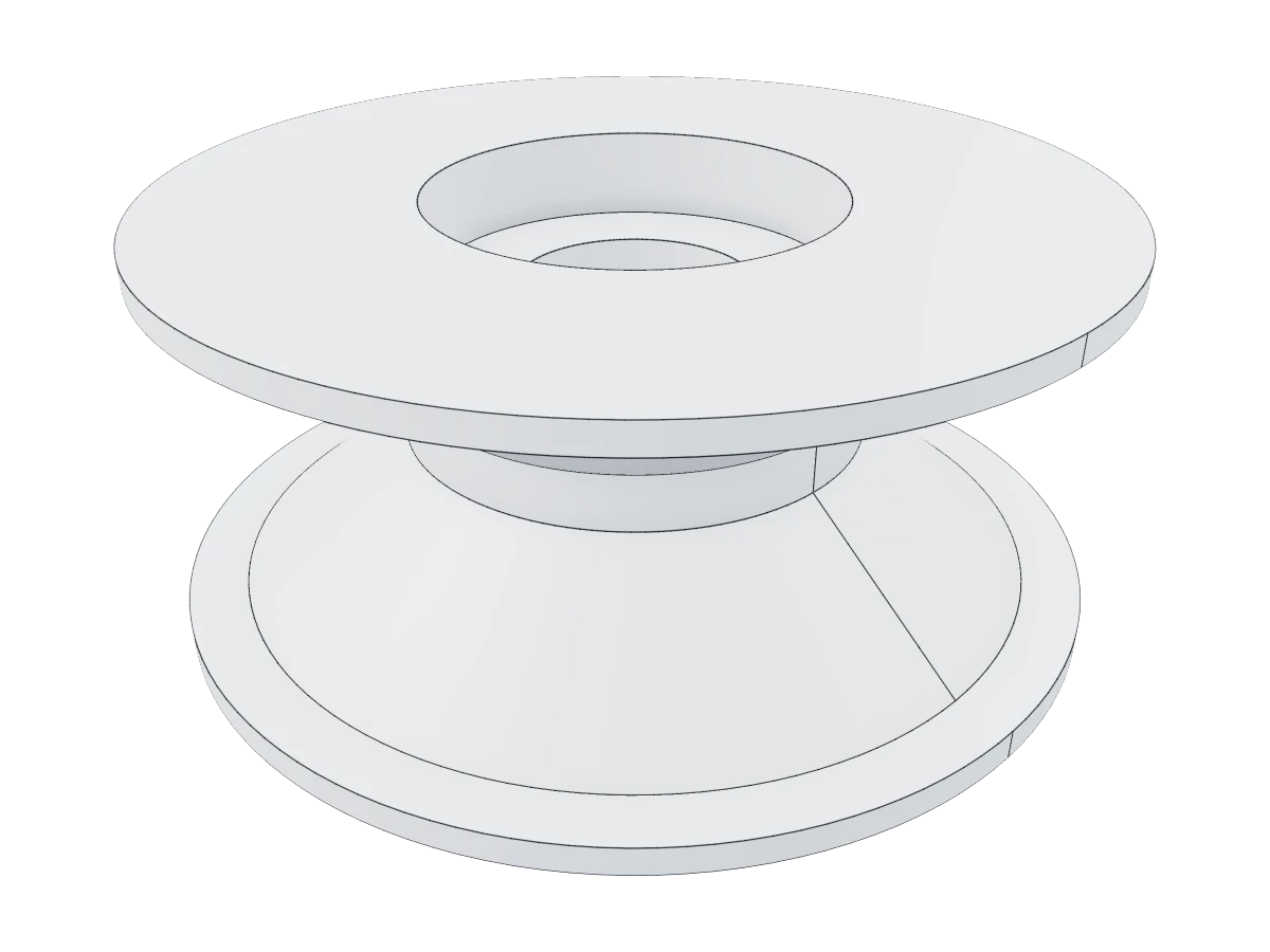 Tapered Grooved Spool