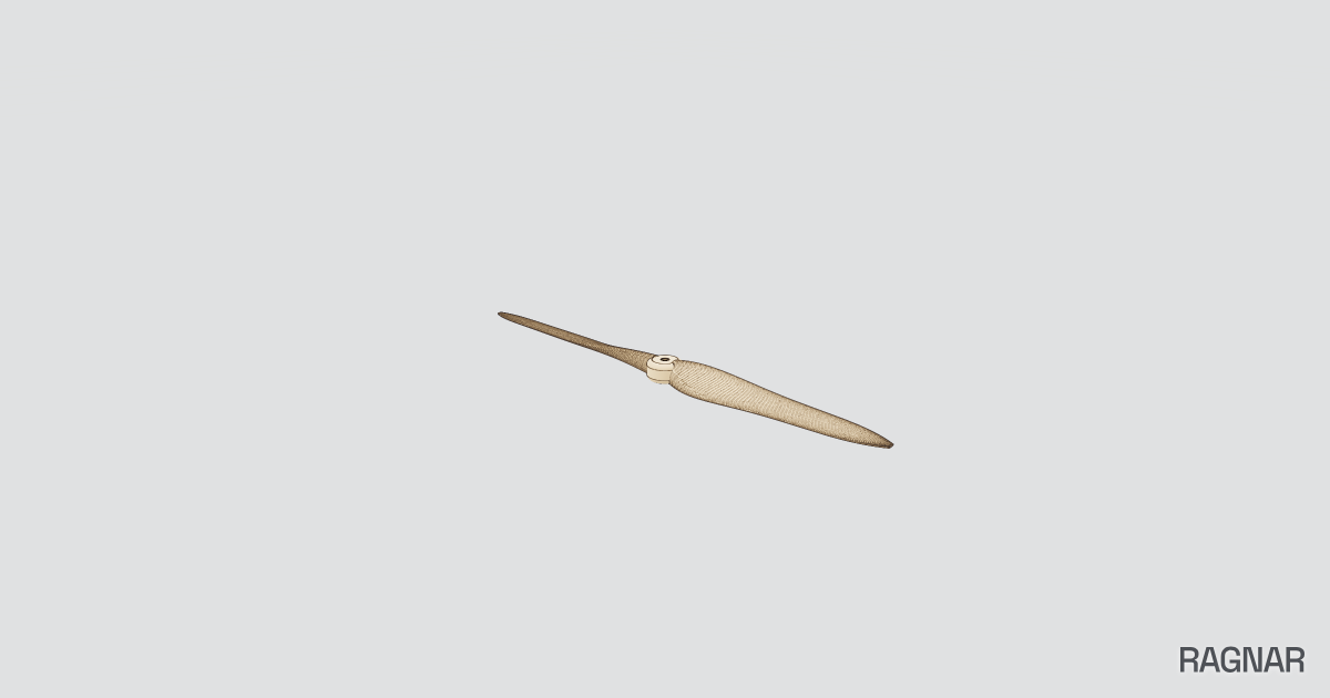 Two-blade propeller