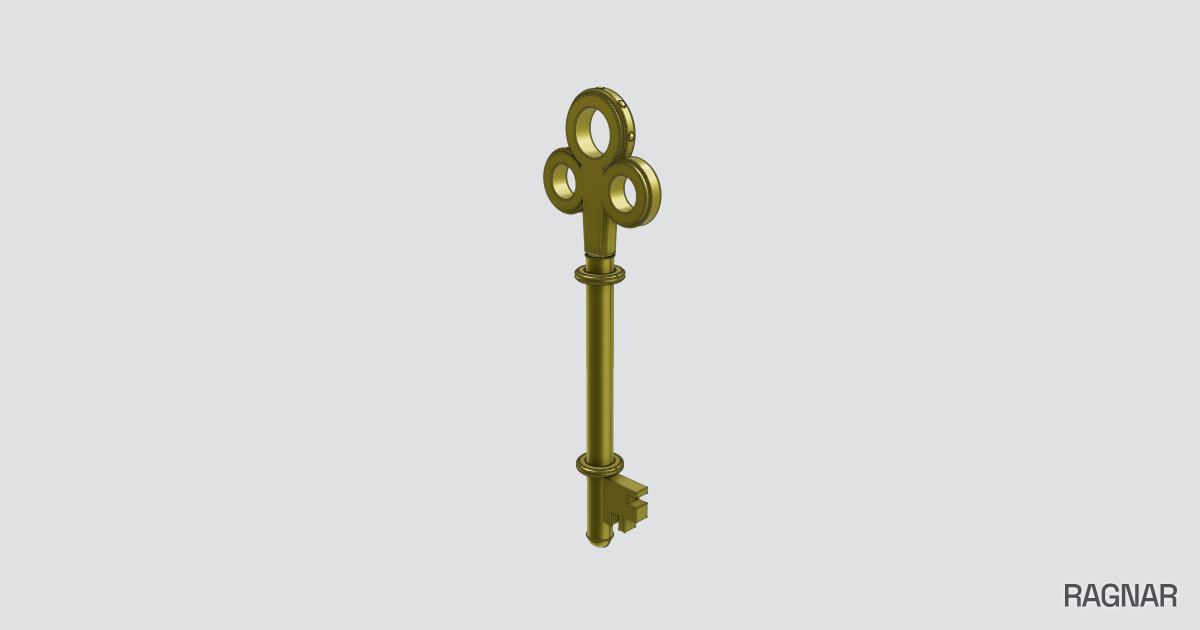 Traditional shed key