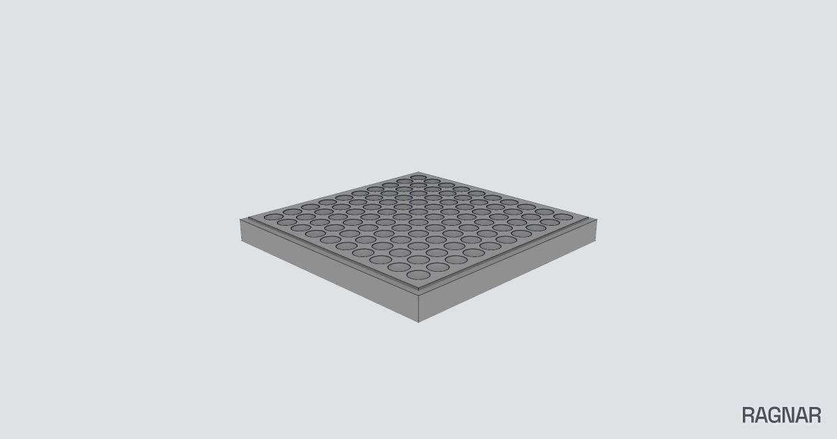 Stackable grid tray