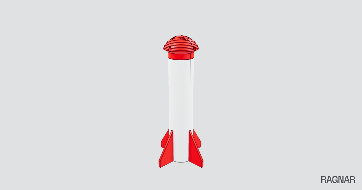 Whistling Model Rocket