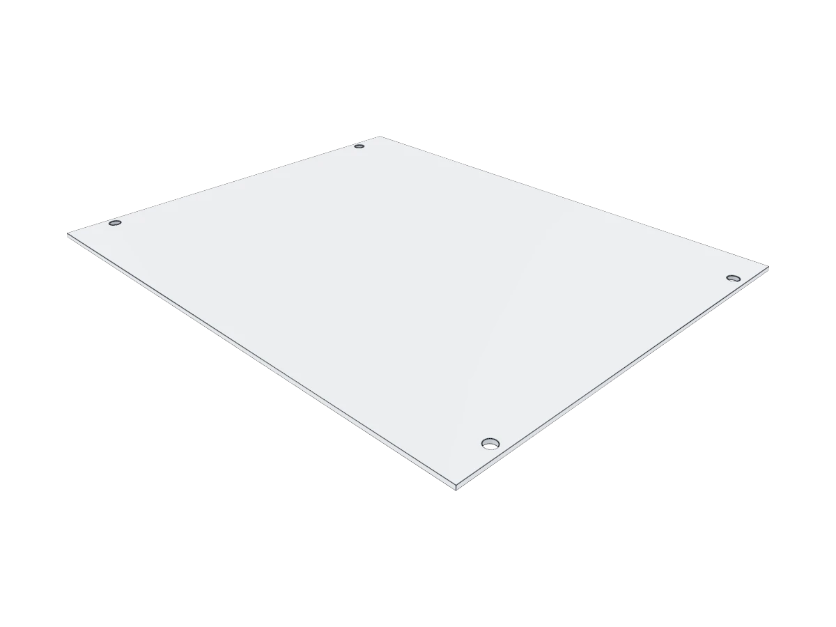 Rectangular Metal Plate
