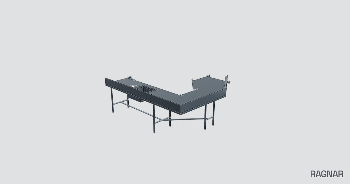 Stainless Soiled-Dish Table