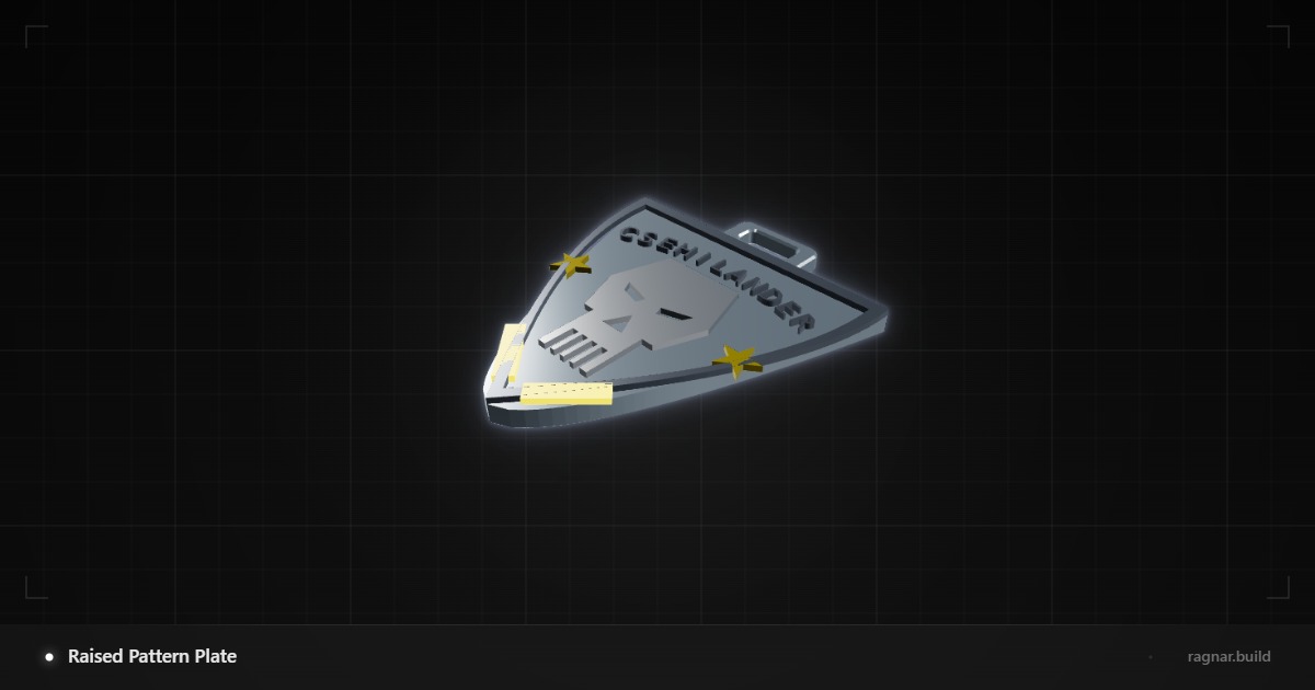 Skull Emblem Keychain