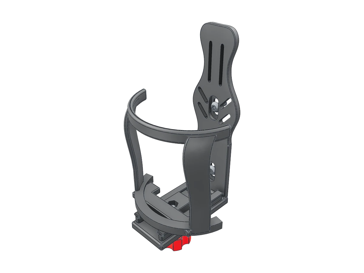 Adjustable bottle cage