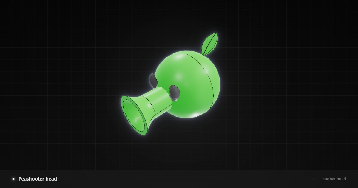 Peashooter Figure