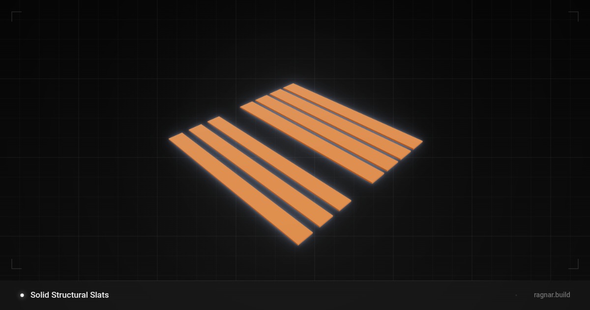 Solid Structural Slats
