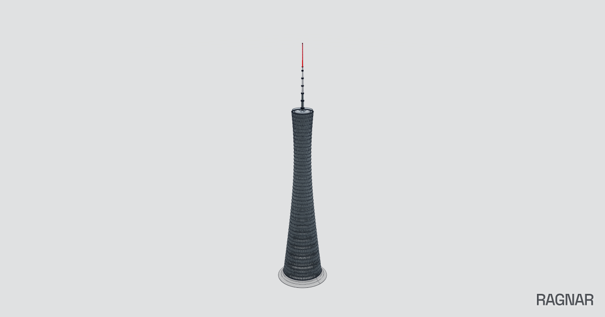 Canton Tower model