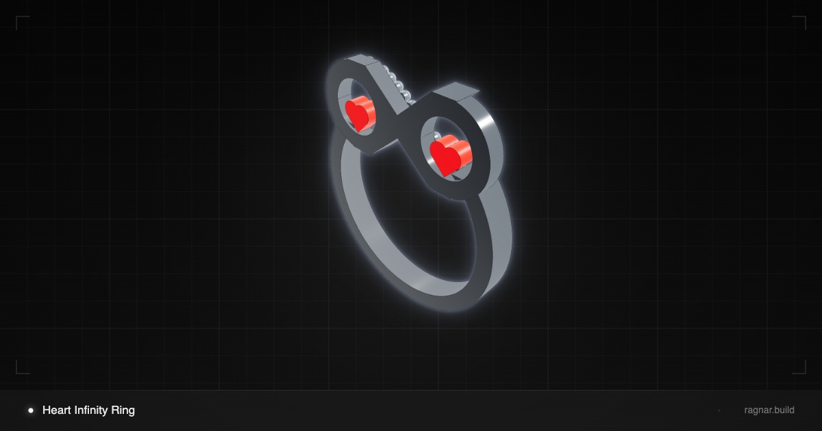 Heart Infinity Ring