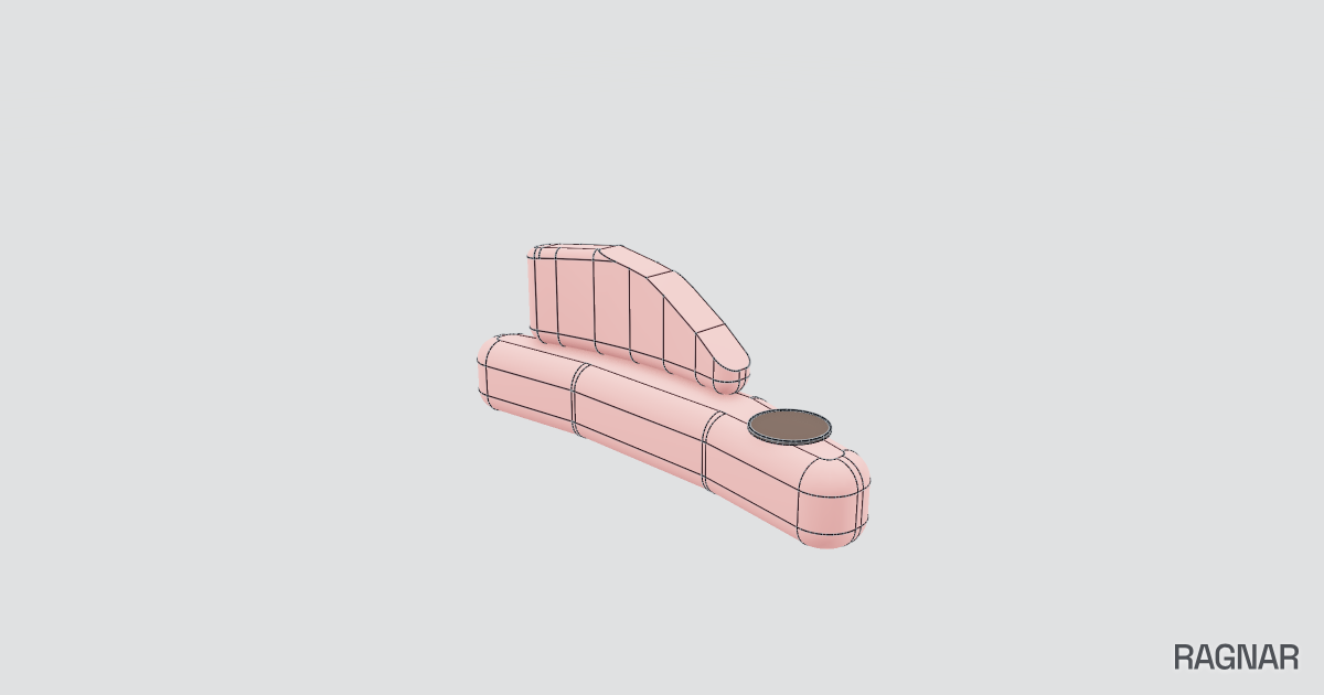 Móvel sofá 3D