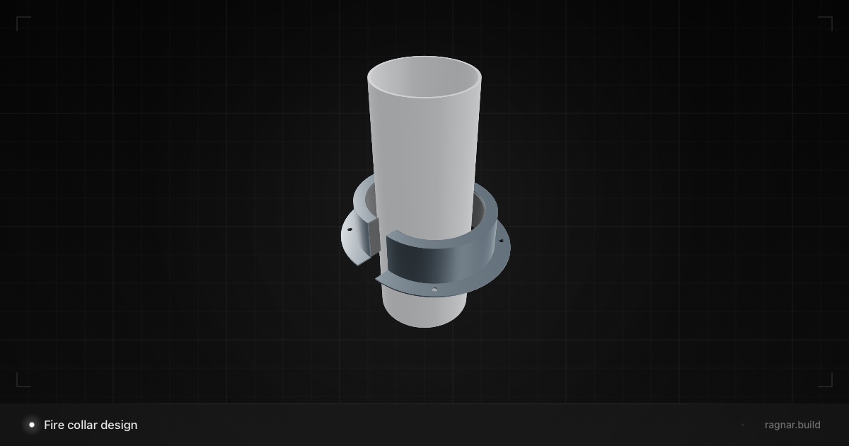 Fire collar design