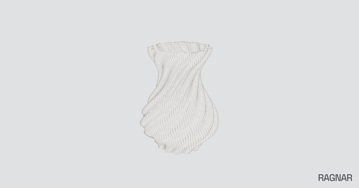 Small swirly vase