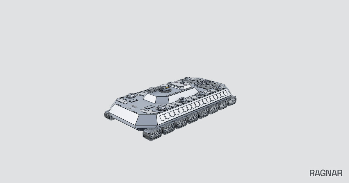 Futuristic Landship Fortress